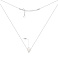 Серебряное колье с жемчужиной (арт. 7507/2685/1жб) – изображение 3