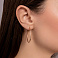 Серьги-кольца из красного золота (арт. 121904/35) – изображение 2