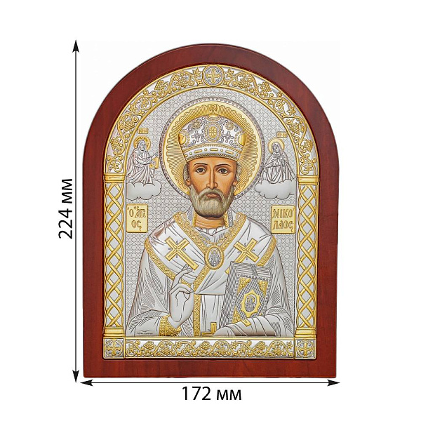 Икона Николай Чудотворец (224х172 мм) (арт. A-5/003G/К) – изображение 2