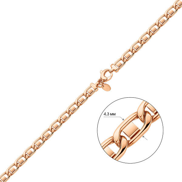 Цепочка из красного золота плетения Фантазийное (арт. 352477) – изображение 4