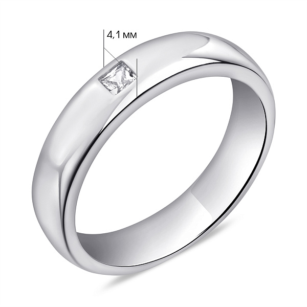 Каблучка зі срібла з фіанітом (арт. 7501/7038) – зображення 2