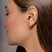 Золотые серьги без камней (арт. 110459ж) – изображение 3