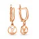 Серьги-подвески из красного золота (арт. 108488) – изображение 1
