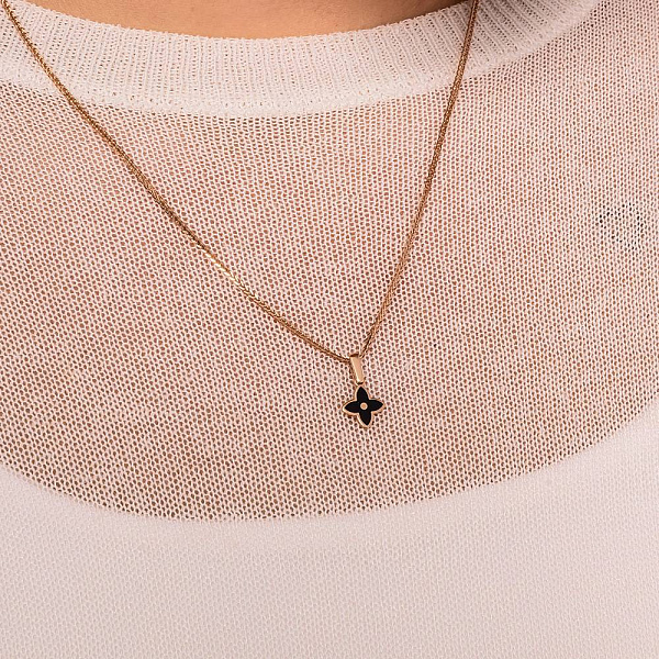 Кулон из красного золота с эмалью (арт. 130967Деч) – изображение 2