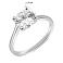 Серебряное кольцо с фианитом (арт. 7501/8035) – изображение 2
