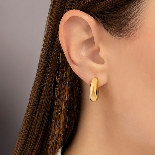 Золотые серьги Francelli (арт. 1091879/15ж) – изображение 2