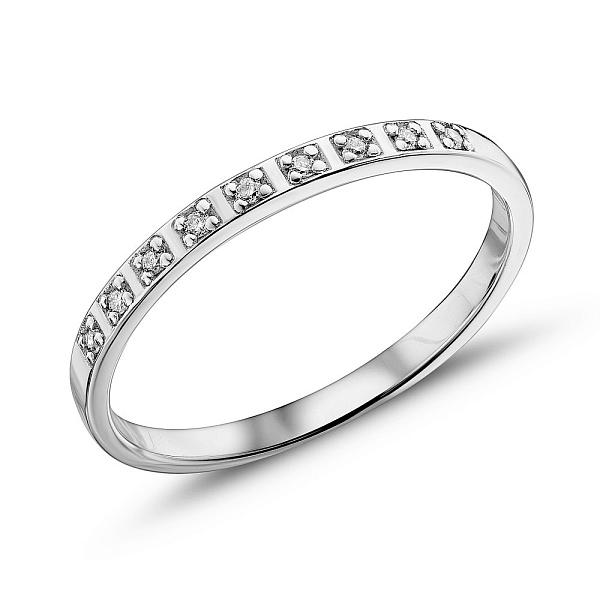 Кольцо из белого золота с бриллиантами (арт. 1109887202) – изображение 1