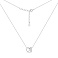 Серебряное колье с подвесками без камней (арт. 7507/2635) – изображение 2