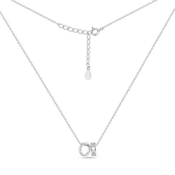 Серебряное колье с подвесками без камней (арт. 7507/2635) – изображение 2