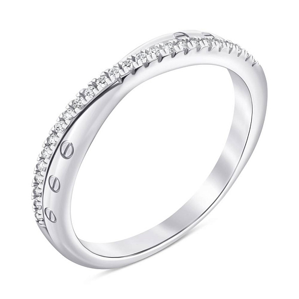 Серебряное кольцо с фианитами (арт. 7501/6879) – изображение 1