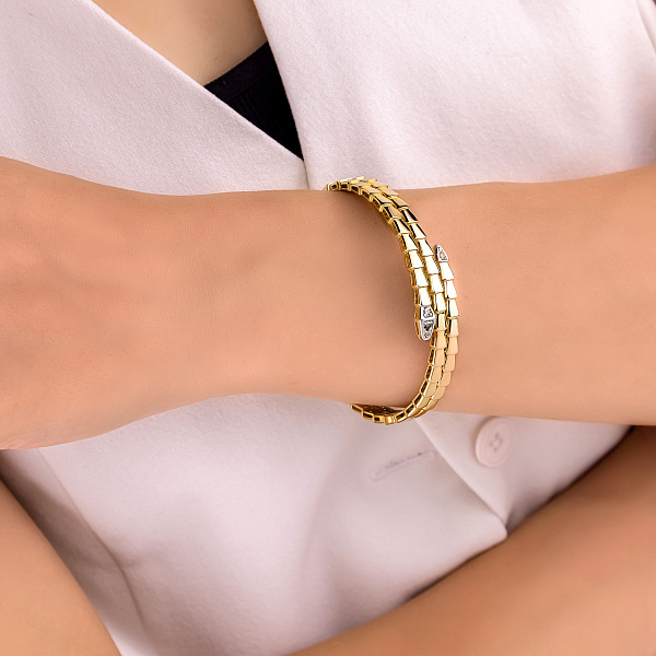 Браслет з жовтого золота Змія (арт. 326839ж) – зображення 3