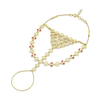 Золотий слейв-браслет Francelli з емаллю (арт. 3261041жемлн)