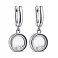 Серьги-подвески из серебра с фианитами (арт. 7502/9693) – изображение 1