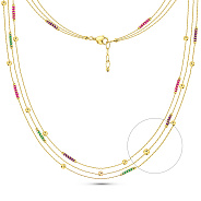 Золоте багатошарове кольє Francelli (арт. 352698жцв)