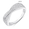 Серебряное кольцо с дорожкой из фианитов (арт. 7501/8659) – изображение 3
