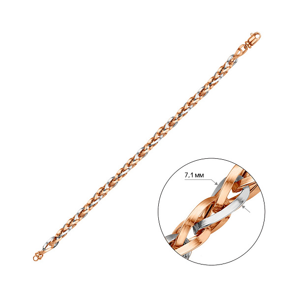 Браслет из красного золота (арт. 3261082кб) – изображение 2