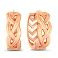 Двосторонні сережки з червоного золота (арт. 111298) – зображення 1