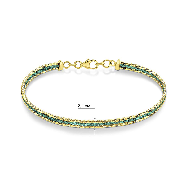 Золотой браслет Francelli (арт. 326722жбрз) – изображение 5