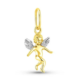 Подвес Купидон из желтого золота (арт. 420780ж)