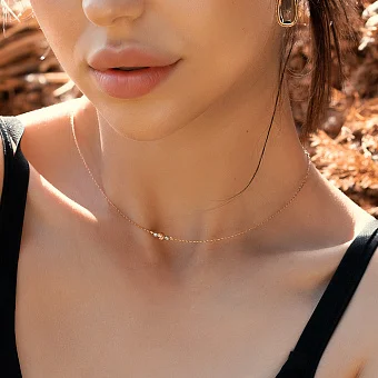 Колье золотое Orbit (арт. 351990кб)