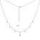 Серебряное колье с подвесками с фианитами (арт. 7507/2490) – изображение 3