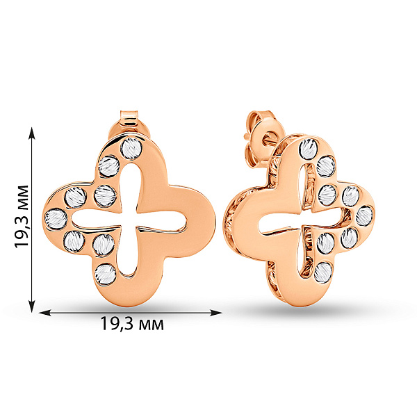 Золотые серьги без камней (арт. 1091668кб) – изображение 2