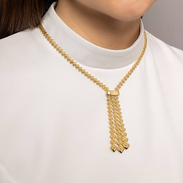 Массивное золотое колье Francelli (арт. е352959ж) – изображение 2