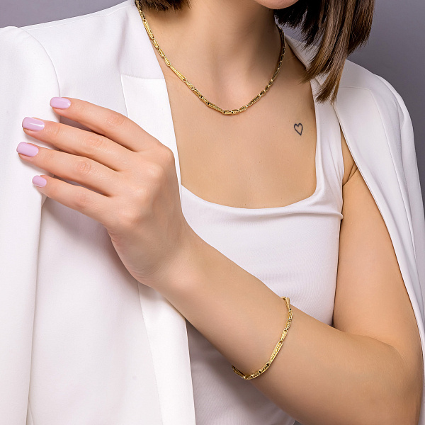 Браслет из желтого золота Francelli (арт. 326793ж) – изображение 3