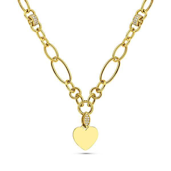 Кольє з золота з фіанітами (арт. 352684ж) – зображення 1