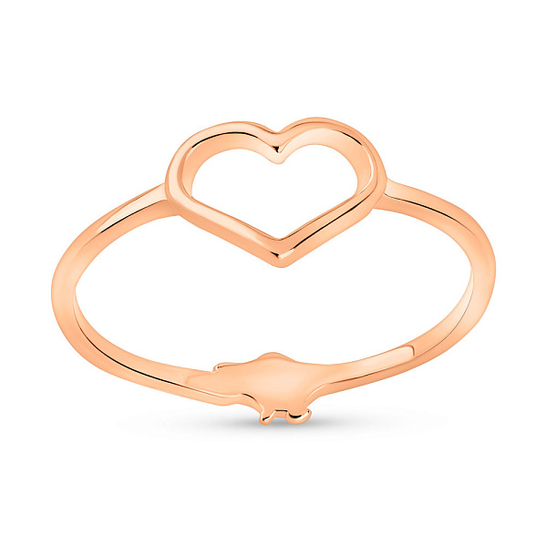 Золота каблучка З Україною в серці (арт. 1401040) – зображення 3