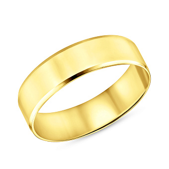 Фото Обручальное золотое кольцо «Американка» (арт. 239194ж)