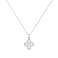 Серебряное колье Клевер с фианитами (арт. 7507/2489/7) – изображение 1