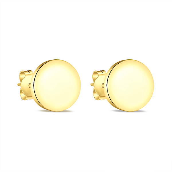 Срібні сережки-пусети без каменів (арт. 7518/6416ж) – зображення 1