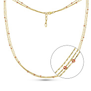 Кольє з жовтого золота Francelli (арт. 352421жорж)