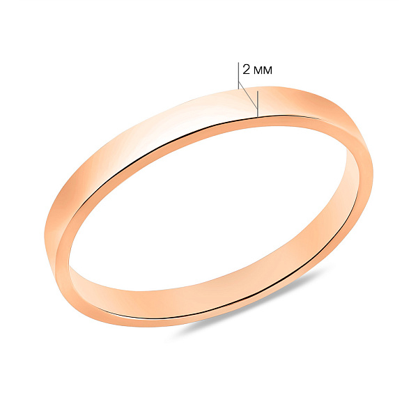 Золотое обручальное кольцо (арт. 239237) – изображение 3