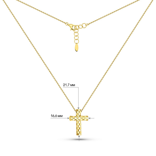 Кольє Francelli з жовтого золота (арт. 360284ж) – зображення 4