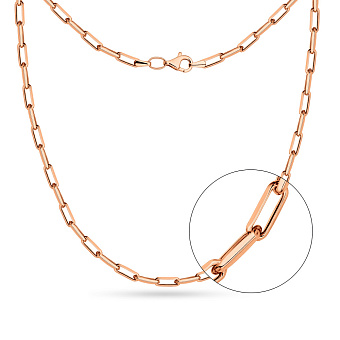 Колье "Звенья" из красного золота (арт. 352269)