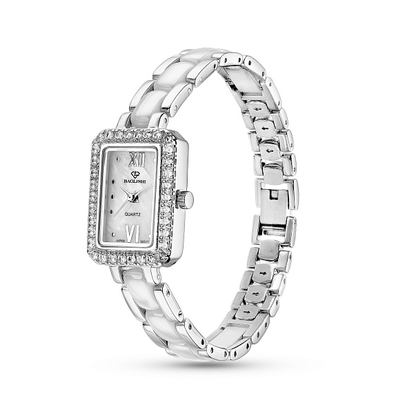 Серебряные часы с фианитами (арт. 7526/213пкмб) – изображение 1