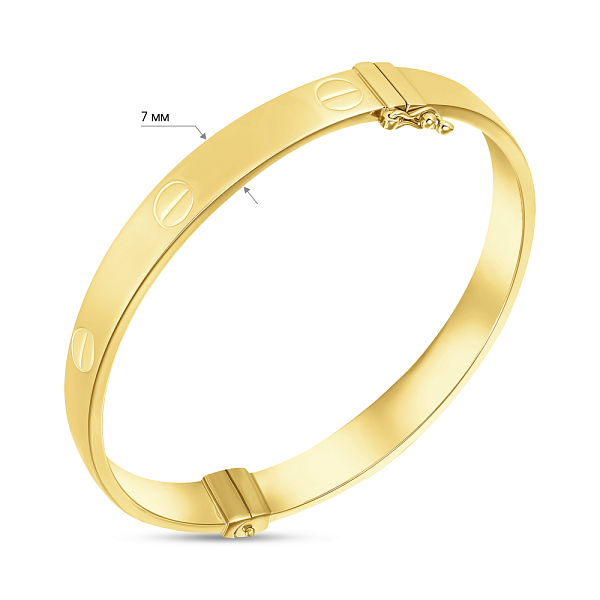 Браслет з жовтого золота (арт. 322944/7ж) – зображення 2
