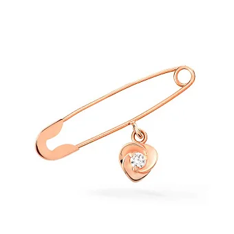 Шпилька з золота з фіанітом (арт. 360021)