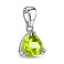 Серебряный кулон с хризолитом (арт. 7503/1690-6ХрзП) – изображение 1