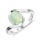 Серебряное кольцо с опалом (арт. 7501/4658Поб) – изображение 1