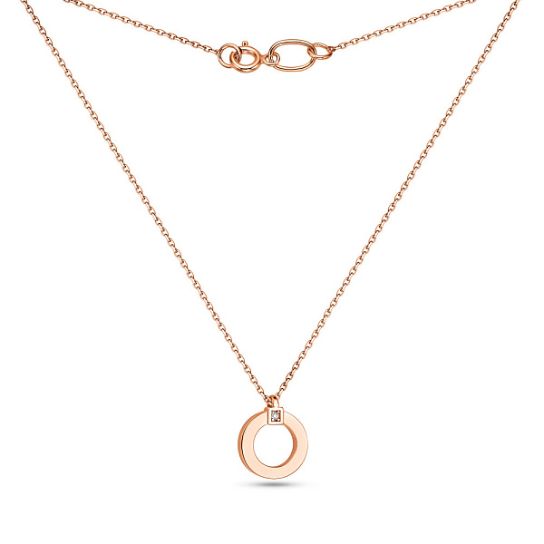 Кольє з червоного золота (арт. 352239) – зображення 2