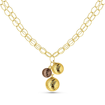 Колье Francelli из желтого золота (арт. 352709жкр)