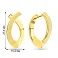 Серьги из желтого золота (арт. 108326/25жм) – изображение 2