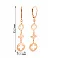 Золотые серьги с подвесками (арт. 1091265) – изображение 5
