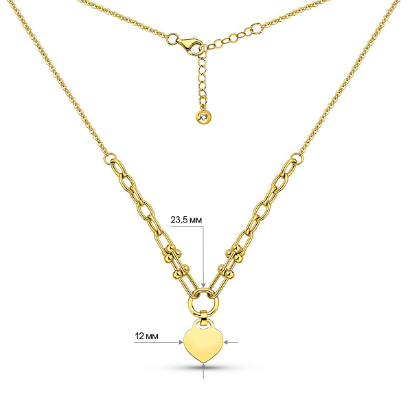 Золотое колье (арт. 352436ж) – изображение 3