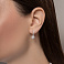 Серьги из белого золота с бриллиантами (арт. 2192221202) – изображение 2