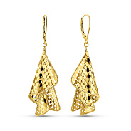 Серьги Francelli из желтого золота (арт. 1091654ж)