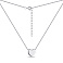 Серебряное колье Сердце (арт. 7507/1933)